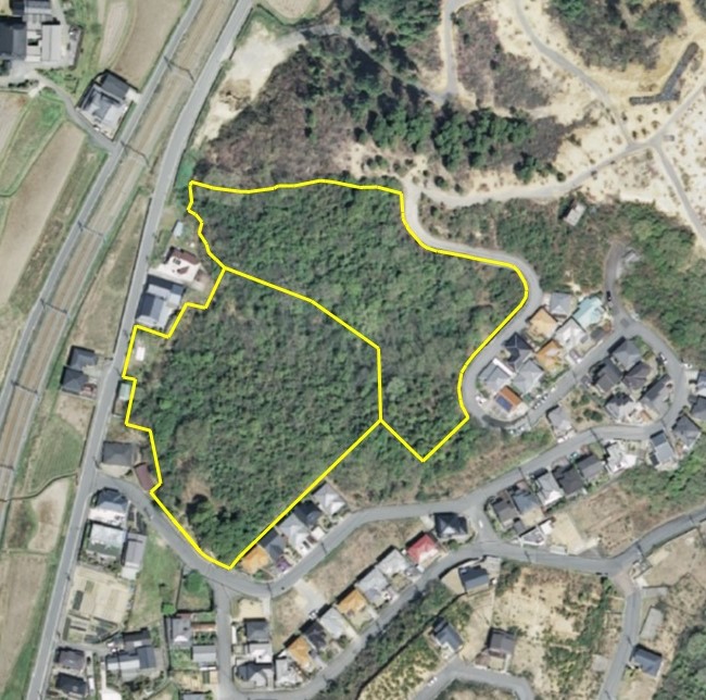 売地（山林）：JR福知山線「藍本」2130m　　16,270.23㎡　1630万円